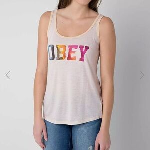 OBEY tank top size small